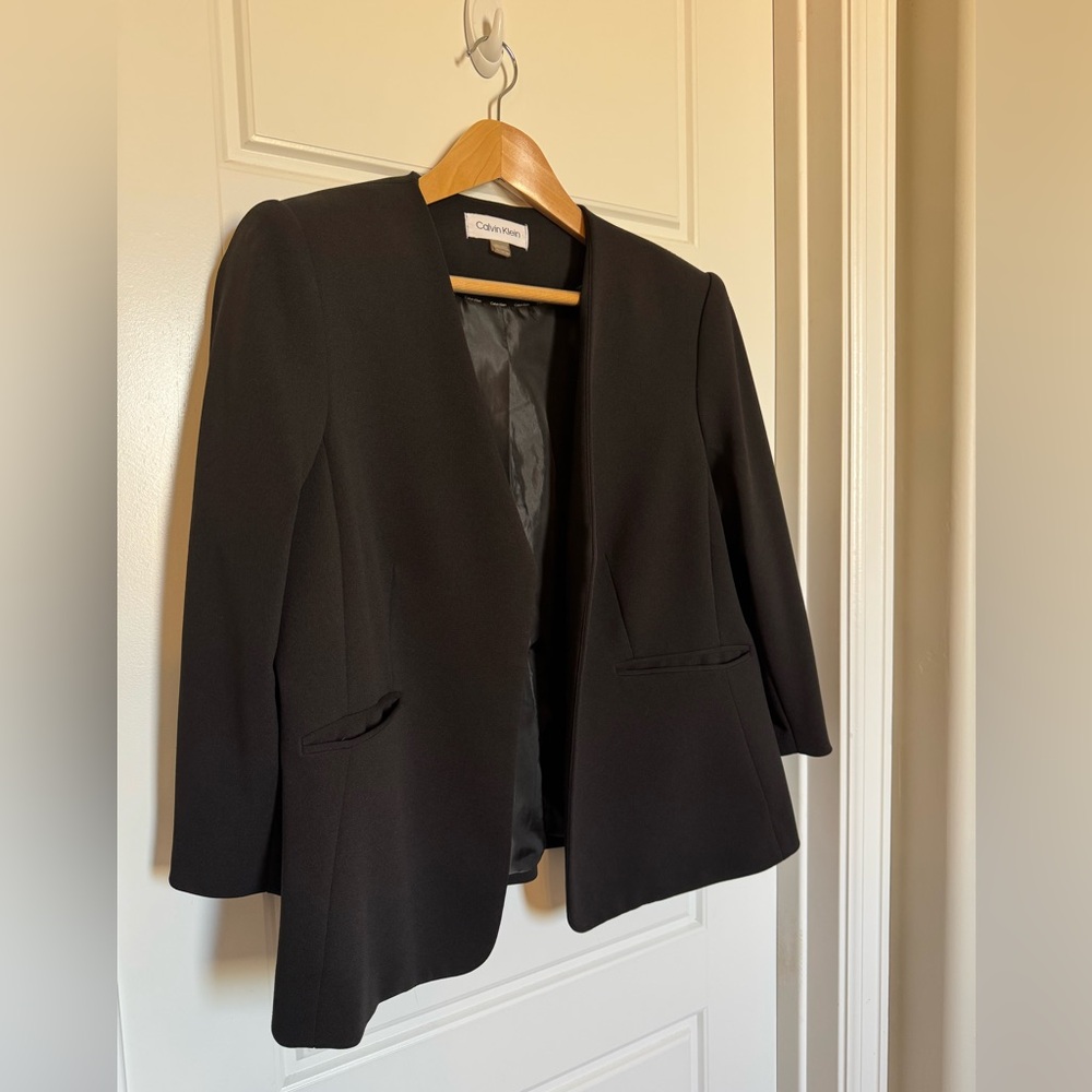 Calvin Klein Women’s Open Front Blazer - Size 14W